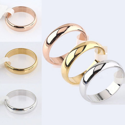 Rose Gold Ring Polished For Women
