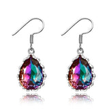 Charm 925 Sterling Silver Drop Earrings