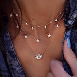 Crystal Moon Necklace