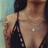 Crystal Moon Necklace