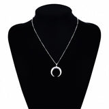 Crystal Moon Necklace