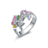 Cartoon Unicorn Ring for Women