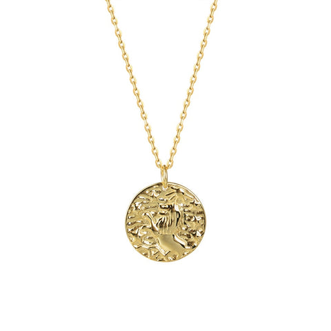 925 Sterling Silver Astrology Horoscope Necklace